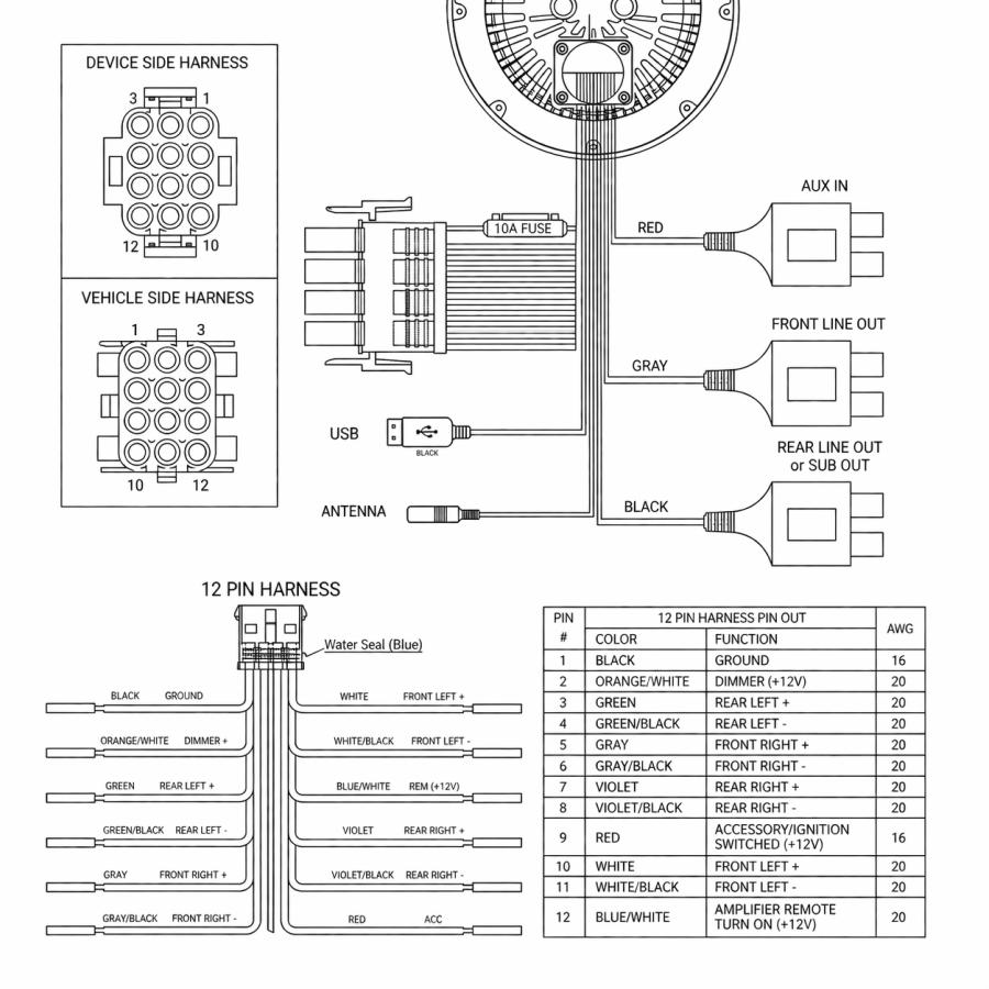 クラリオン 防水アンプ Bluetoothオーディオ  防水マリンデッキ マリンジェット |  | 06