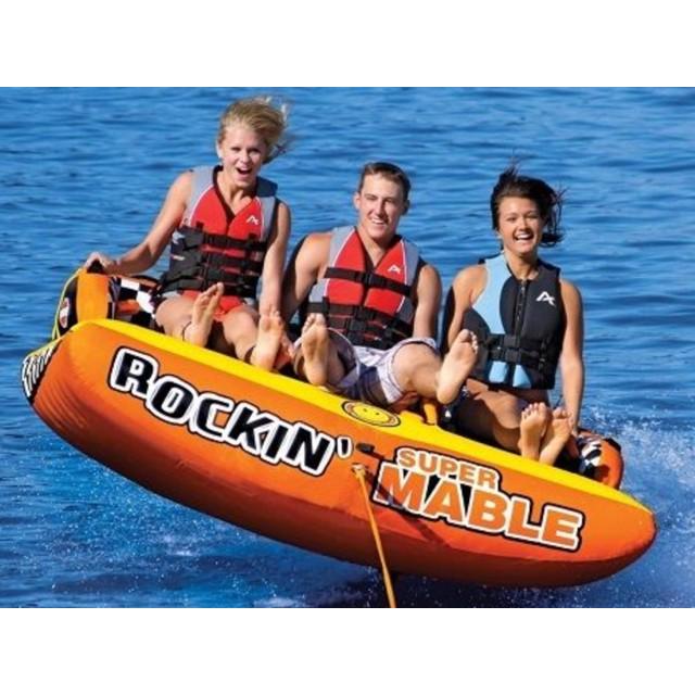 3人乗り スポーツスタッフ トーイングチューブ ロッキンマーブル | 