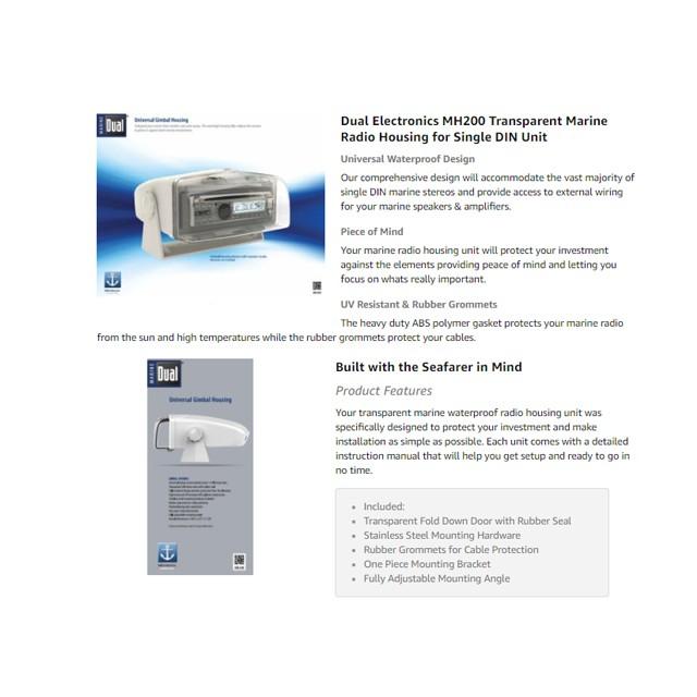 防水マリンデッキケース 1DINケース |  | 03