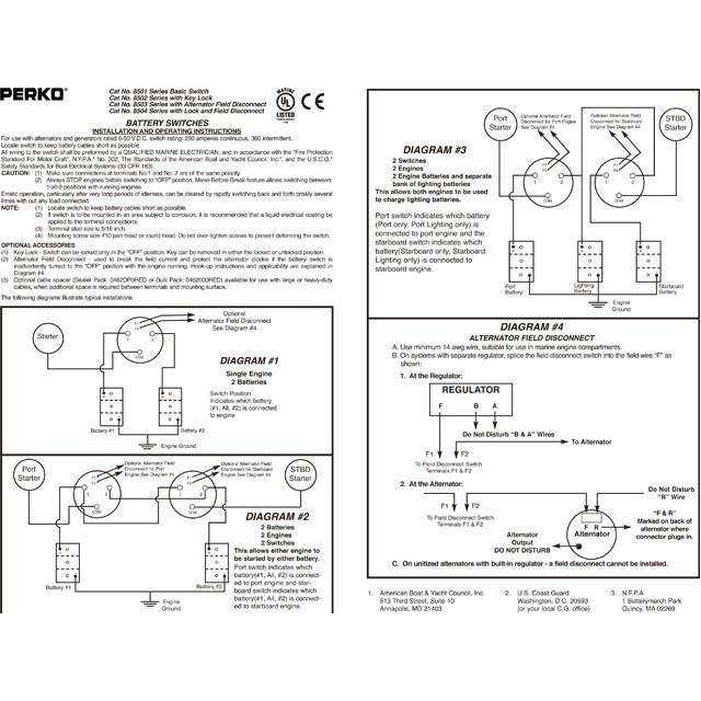 PERKO バッテリースイッチ |  | 04