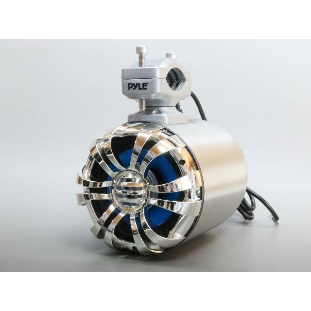 5.25インチ LED付き ステンレスウェイクタワースピーカー 防水マリンスピーカー |  | 04