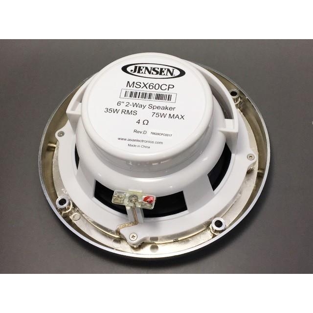 Jensen 防水マリンデッキ ブルートゥース 6.5インチ防水スピーカー 