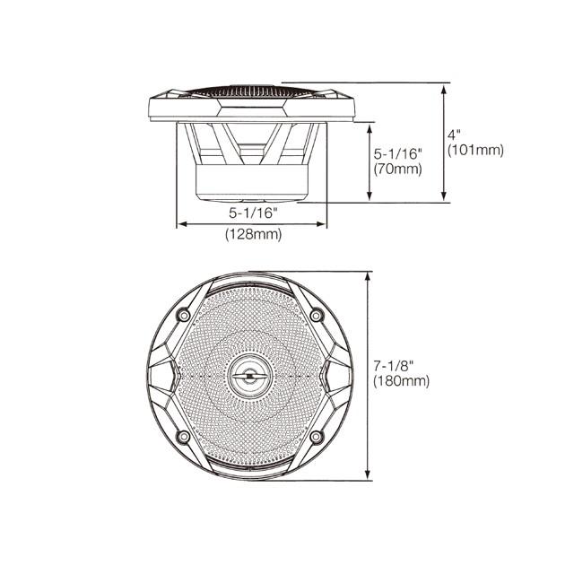 JBL 6.5インチ マリンスピーカー 2way 防水スピーカー :US0763