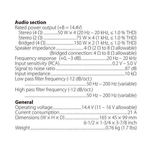 600W ケンウッド 4ch 超小型アンプ |  | 06
