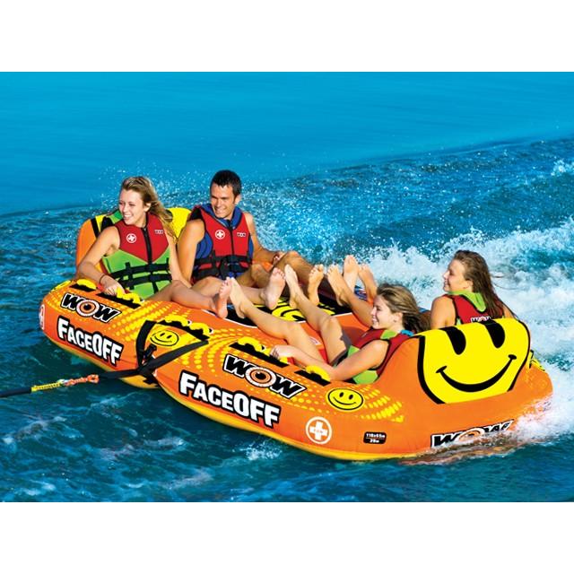 4人乗り WOW トーイングチューブ フェイスオフ | 