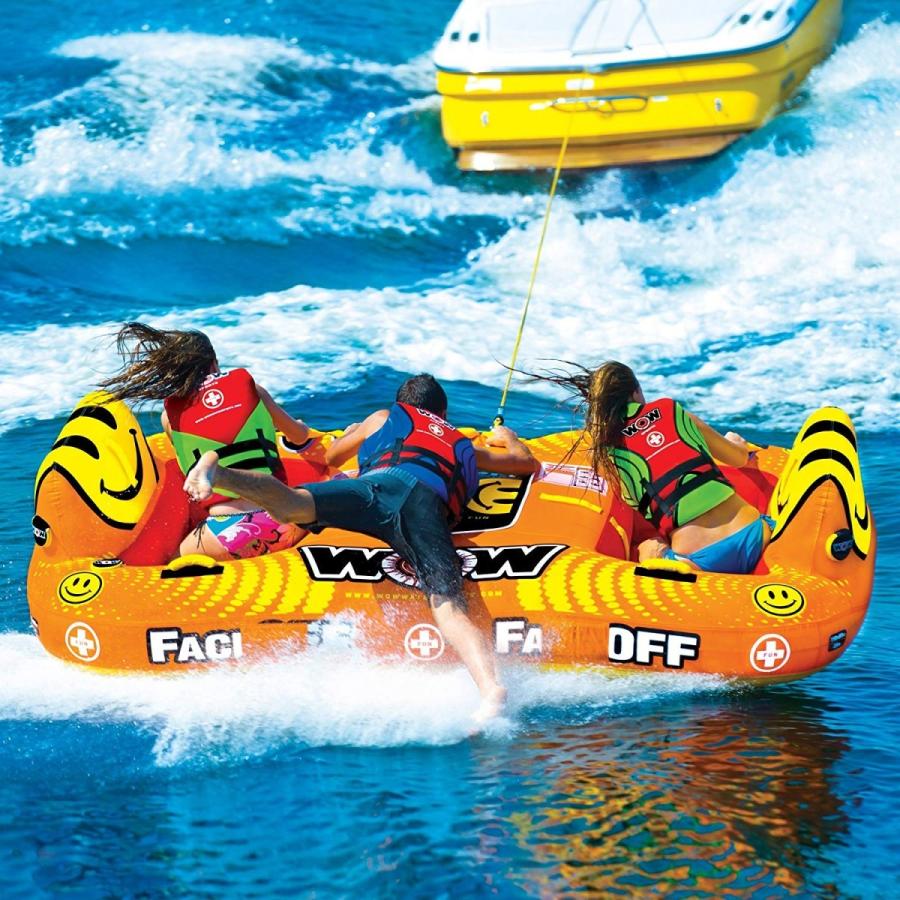 4人乗り WOW トーイングチューブ フェイスオフ |  | 02