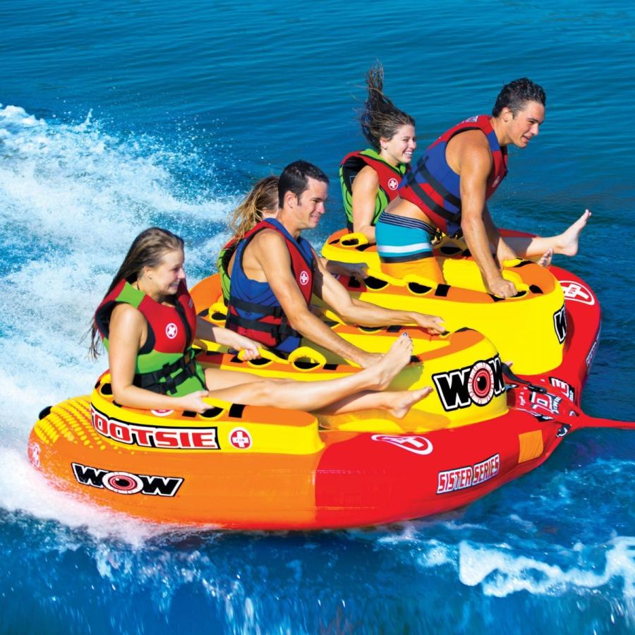 【海外取り寄せ商品】5人乗り WOW トーイングチューブ トッツィー |  | 01