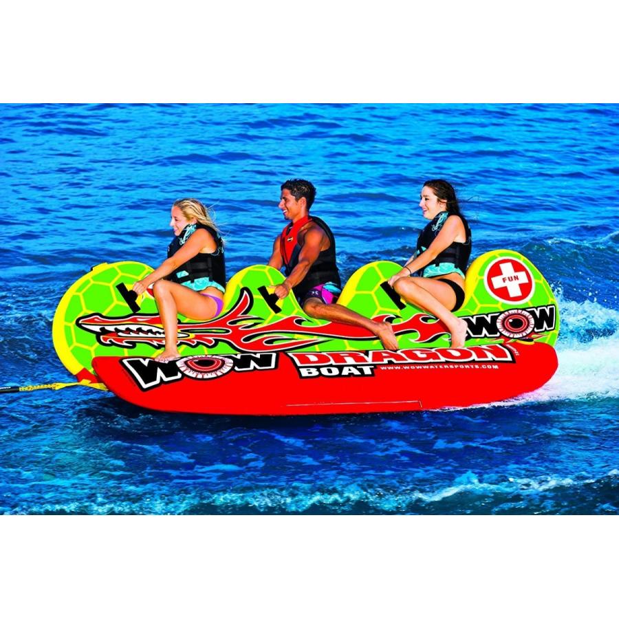 【海外取り寄せ商品】3人乗り WOW トーイングチューブ ドラゴンボート |  | 01