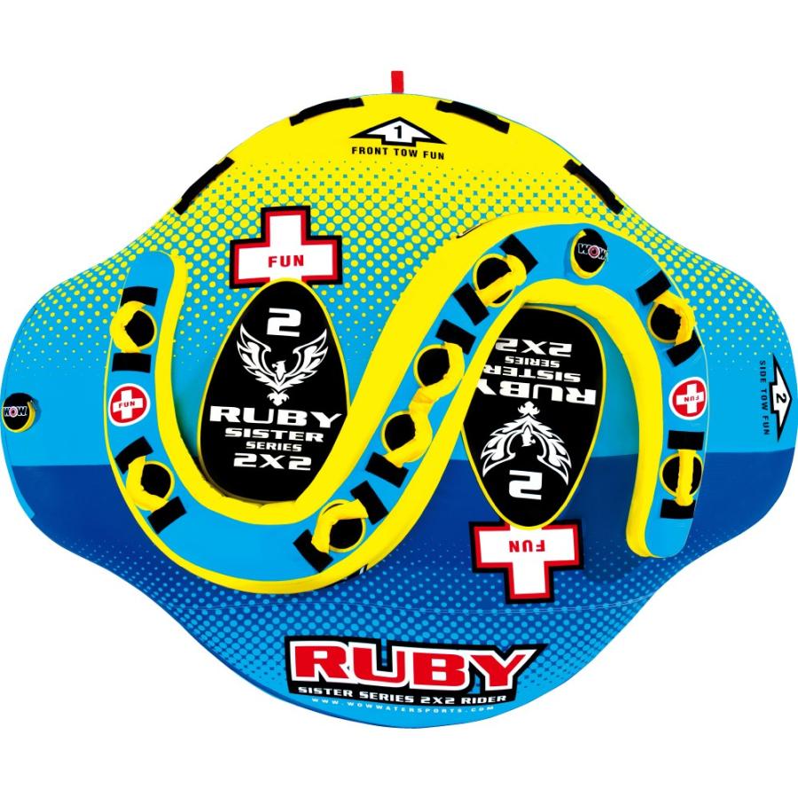 2人乗り WOW トーイングチューブ ルビー |  | 02