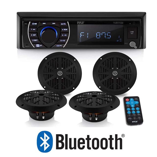 Bluetooth マリンデッキ 6.5インチ防水スピーカー : サムテック