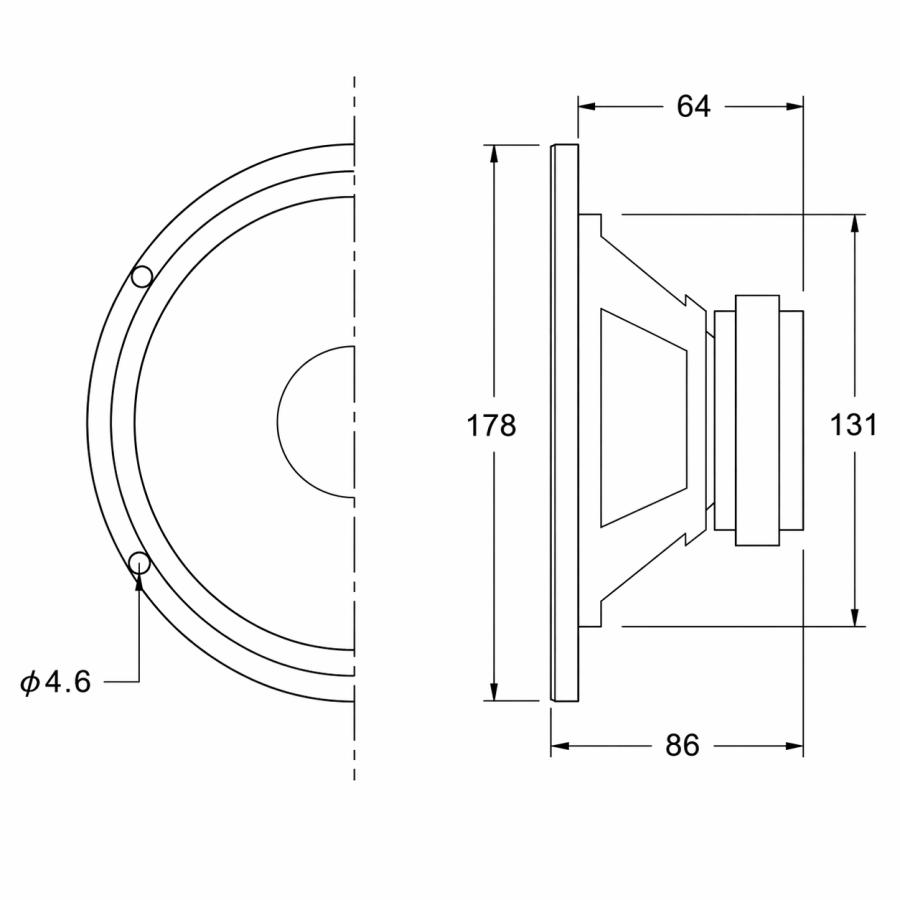キッカー 16.5cm マリンスピーカー 2way 防水スピーカー |  | 07