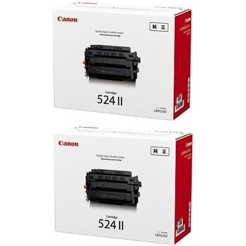 トナーカートリッジ　CANON　トナーカートリッジ524II　2本セット　純正品