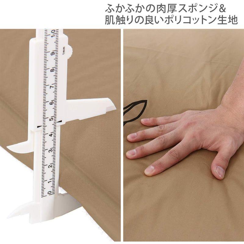 DOD(ディーオーディー) ソトネノサソイL 丸洗いシーツ付き 厚み