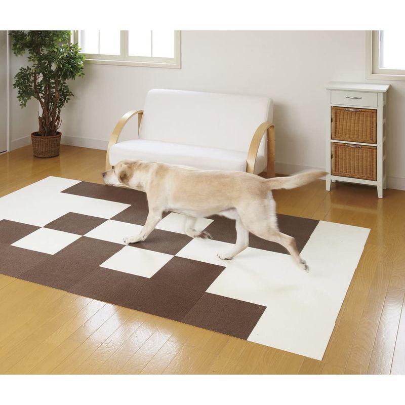 ペット用品 タイルカーペット ペット用 50枚 30x30cm 4mm ペットマット 床に吸着 ズレない 犬用 滑り防止 タイルマット カーペット 撥水 ペット用 50枚 30x30cm 4mm ペットマット 床に吸着 ズレない 犬用 滑り防止 タイルマット カーペット 撥水