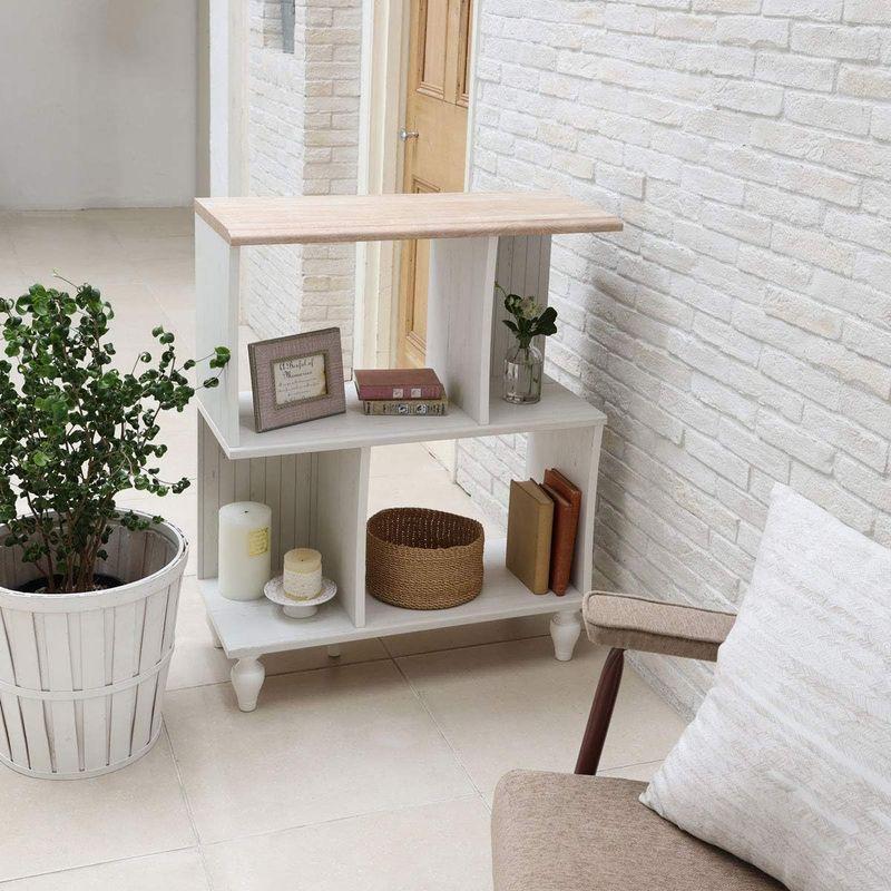 パーテーション 白井産業 ラック エリソンナチュラル 幅71.3 高さ88.5 奥行30.9cm FSC-9070PRTNW フレンチシャビ パーテーション ラック エリソンナチュラル 幅71 高さ88 奥行30 9cm FSC 9070PRTNW フレンチシャビ 　白井産業 サイズ