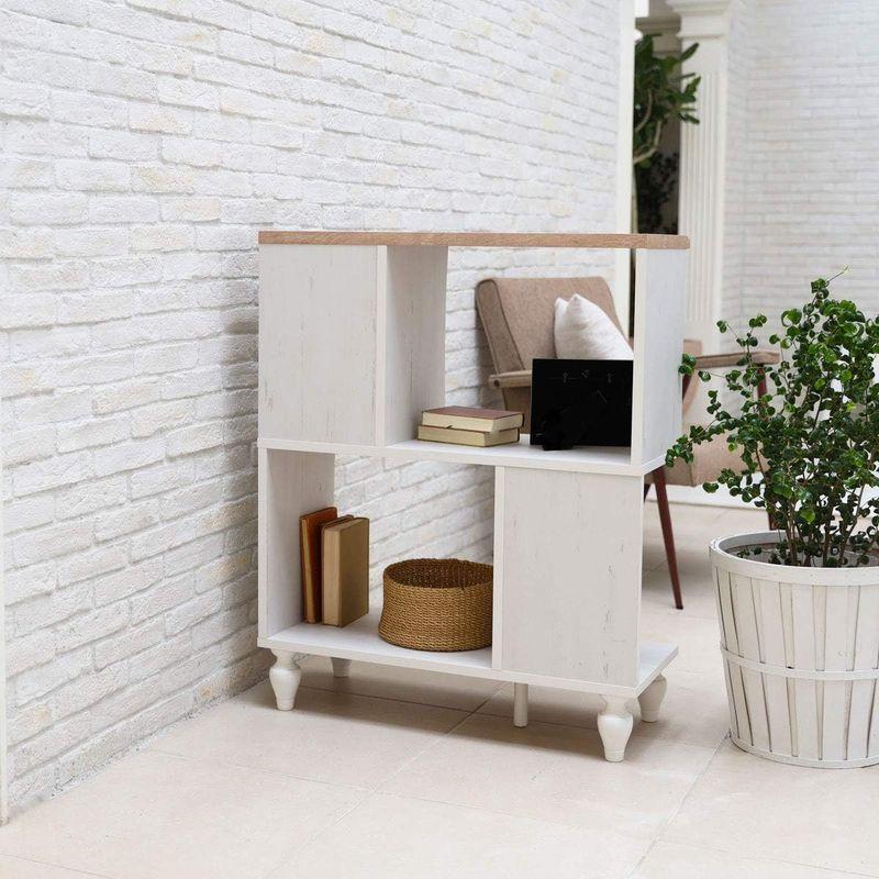 パーテーション 白井産業 ラック エリソンナチュラル 幅71.3 高さ88.5 奥行30.9cm FSC-9070PRTNW フレンチシャビ パーテーション ラック エリソンナチュラル 幅71 高さ88 奥行30 9cm FSC 9070PRTNW フレンチシャビ 　白井産業 サイズ