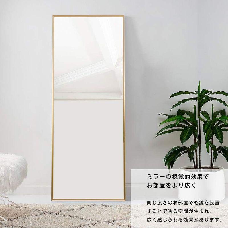 家具 ミルオ君の鏡工房 全身鏡 大型 立掛け 姿見鏡 全身ミラー 壁掛け鏡 アルミ合金フレーム おしゃれ スタイリッシュ 飛散防止 165*60c 全身鏡 大型 立掛け 姿見鏡 全身ミラー 壁掛け鏡 アルミ合金フレーム おしゃれ スタイリッシュ 飛散防止 165*60c 　ミルオ君の鏡工房