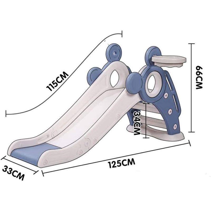 dzannc 滑り台 折りたたみすべり台 安全設計バスケットボール付き ボール付き 対象年齢1歳?6歳 遊具 キッズ 誕生日 クリスマス プ 滑り台 折りたたみすべり台 安全設計バスケットボール付き ボール付き 対象年齢1歳 6歳 遊具 キッズ 誕生日 クリスマス プ