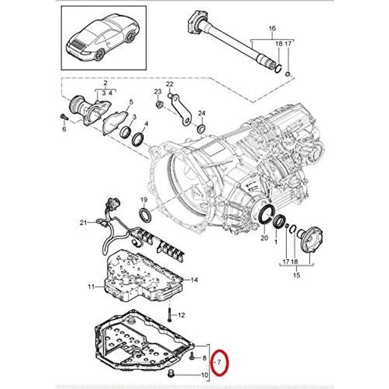 【推し】 自動車パーツ ZF製 ポルシェ PDK オイルフィルター 一体型ATオイルパン 987 997 981 991 【SKC1097003076】(39760円)