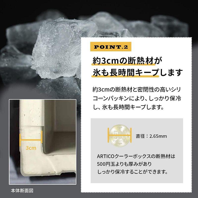 【2026年1月8日以降の発送予定】 RIOSOL(リオソル) アルティコ ハードクーラー 58QT 55L ｜ クーラーボックス 長時間 保冷力 密閉 断熱材 キャンプ道具 パ 【PE5577163138】(20214円)