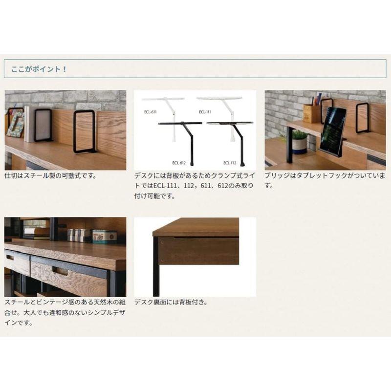 【24時間以内発送】 KOIZUMI(コイズミ学習机) 学習デスク Brost ブロスト デスク 学習机 ブルックリンテイスト ヴィンテージ 大人まで使える シン 【N7485046463】(27129円)