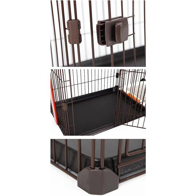 ペット用品 N&S 犬 ゲージ ペットサークル ケージ サークル 屋根面付き 犬トイレ付き しつけできる ツードア ツールーム 犬向けケージ 室内ケージ 犬 ゲージ ペットサークル ケージ サークル 屋根面付き 犬トイレ付き しつけできる ツードア ツールーム 犬向けケージ 室内ケージ 　N&S