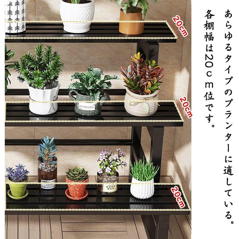 早い者勝ち訳あり！ 屋外用植木鉢ラック Glynislife プランターラック フラワースタンド 屋外 植木鉢ラック 吊り鉢 吊り下げ ウォールナット 園芸ラック 花置き棚 アイア 【P1807347724】(11100円)