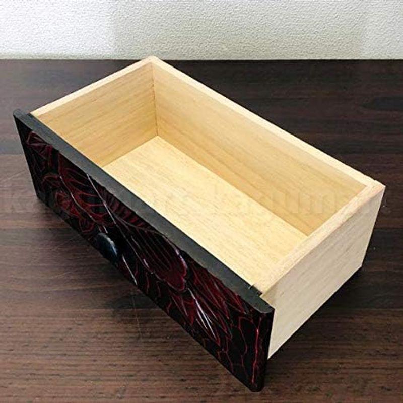 化粧品収納 化粧箱 一面 コスメボックス コスメケース メイクボックス ミラー付き 小町Ｓ 鎌倉彫 手彫り 収納 木製 一面 コスメボックス コスメケース メイクボックス ミラー付き 小町Ｓ 鎌倉彫 手彫り 収納 木製 　