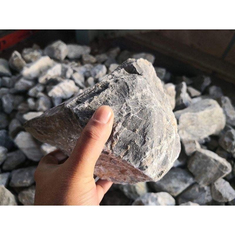 【超美品】 建築資材 白砕石 150mm-300mm 60kg20kg×3袋 【E1644186311】(10098円)