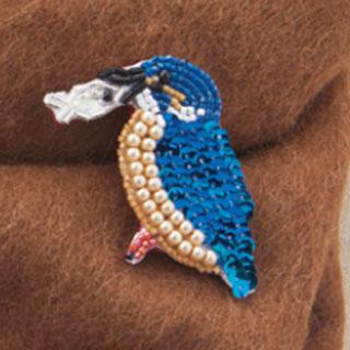 TOHO ビーズ刺繍で作る 動物と植物のモチーフ帖 ブローチキット YMK-1