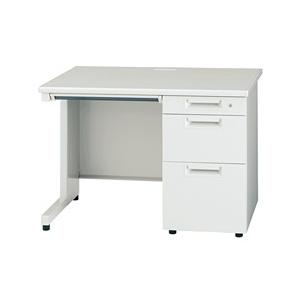 プラス 片袖机 JS-107D-3 WH