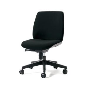 プラス U CHAIR（ユーチェア） KC-UC60SEL【ブラックシェル/ローバック/樹脂脚/肘なし】【幅610mm×奥行589mm×高さ813〜901mm】