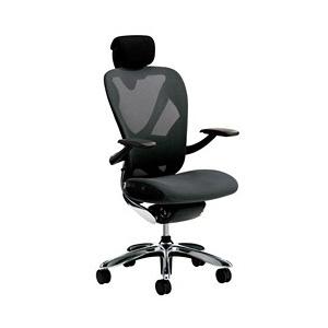 イナバ オフィスチェア Xair（エクセア） SS1020〜SS1227【肘付、ヘッドレスト付タイプ】【背・座: 8色】【フレーム・ヘッドレスト: 4色】