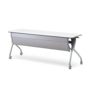 プラス フォールディングテーブル XT-620MW【幕板・配線孔付タイプ】【幅1800mm×奥行600mm×高さ720mm】