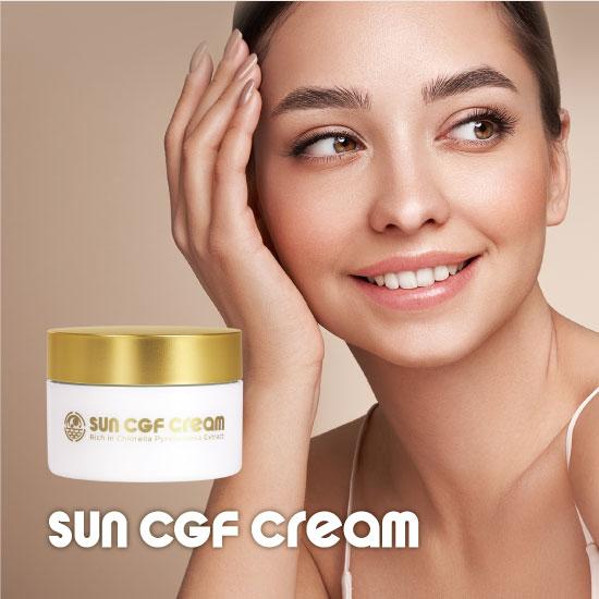 スキンケア 藻活 クリーム ハンドクリーム Sun CGF Cream 3個 (45g×3個) 公式 まとめ買い セット 保湿  クロレラエキス プレゼント ギフト 爆買 | サンクロレラ | 01