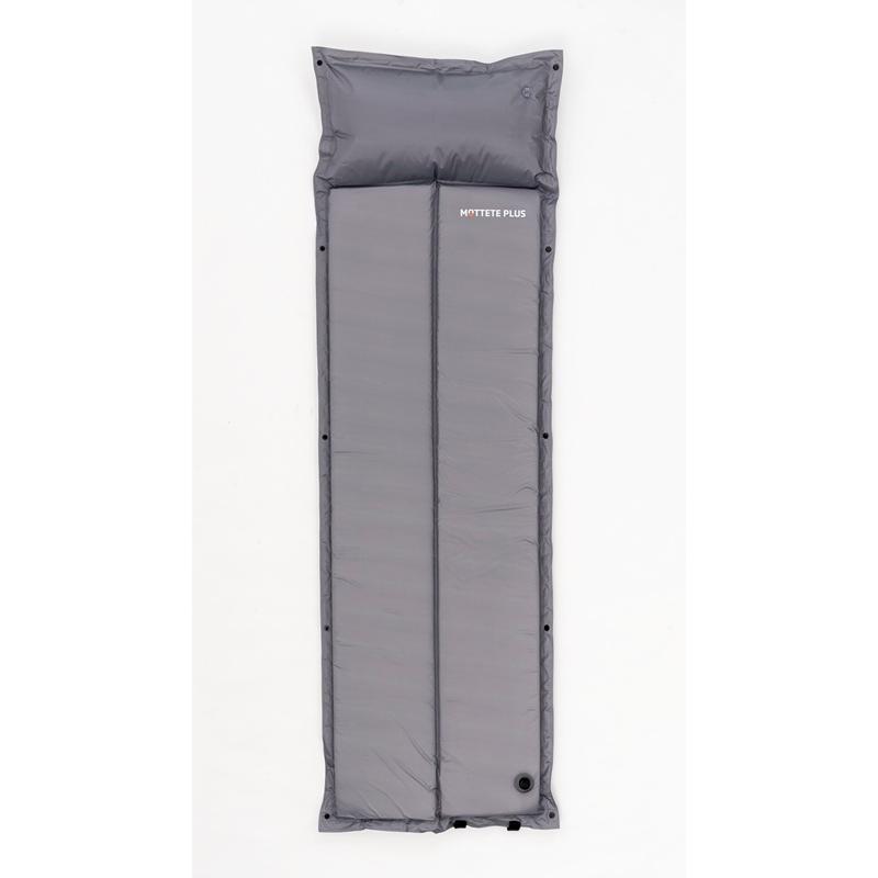 ガマカ工業 MOTTETE PLUS マルチエアーマット グレー 収納袋付き