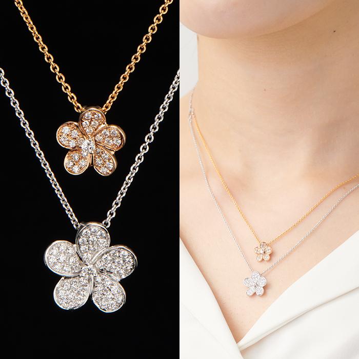 手数料安い ネックレス ダイヤモンド フラワー 花 2連 ダブル 18金 K18pg K18wg ゴールド かわいい お洒落 レディース 人気 パーティ 誕生日 プレゼント ギフト 徳力本店 Neck0026 Sun Shopping 通販 Yahoo ショッピング お1人様1点限り Impacthubfloripa Com Br