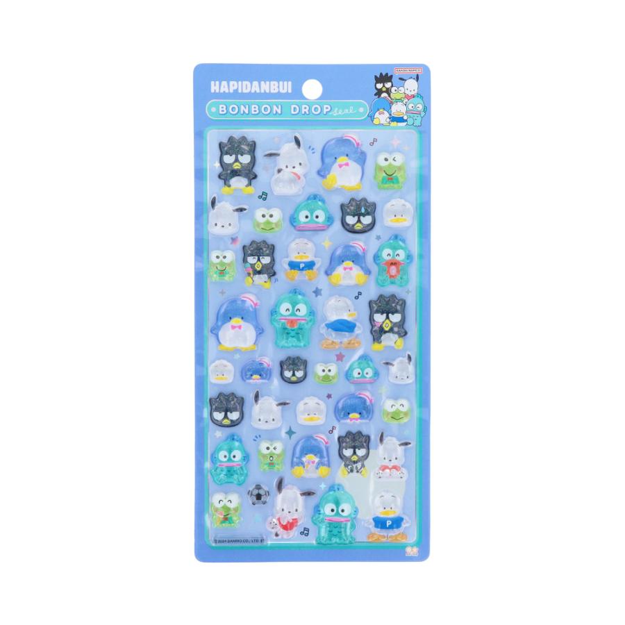ボンボンドロップシール　コットンパフィー　サンリオ　クーリア　はぴだんぶい ボンボンドロップシール はぴだんぶい : さんすたーぶんぐのおみせ公式