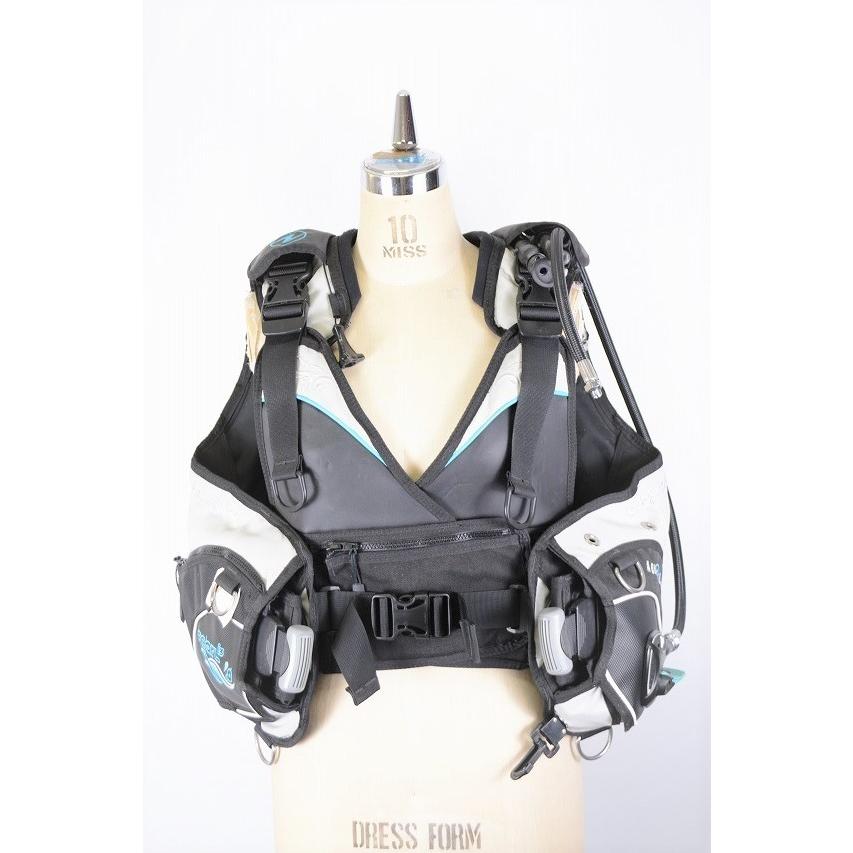 OH済 AQUALUNG アクアラング Pearl i3 BCジャケット Sサイズ［BC-1701  