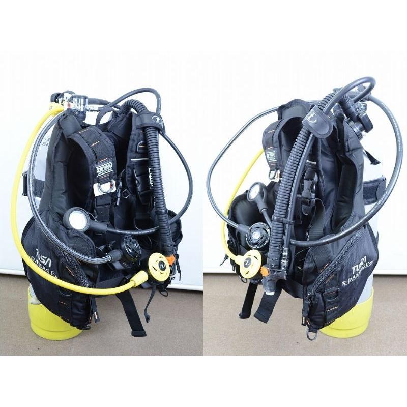 OH済 TUSA ツサ PASSAGE BC＆レギュレーター 重器材セット Sサイズ［BC  