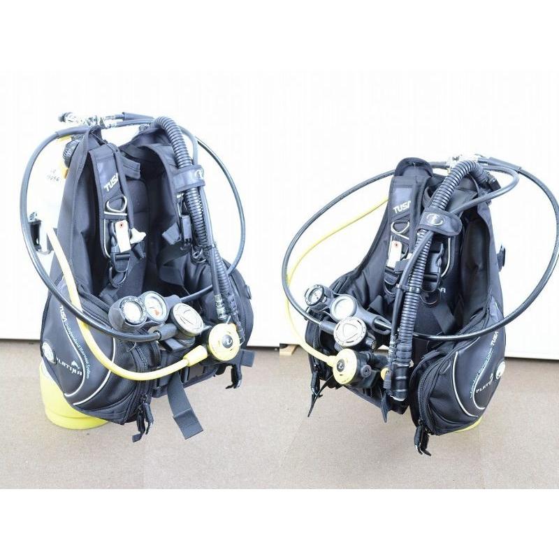 OH済 TUSA ツサ PLATINA BC＆レギュレーター 重器材セット Sサイズ［BC 