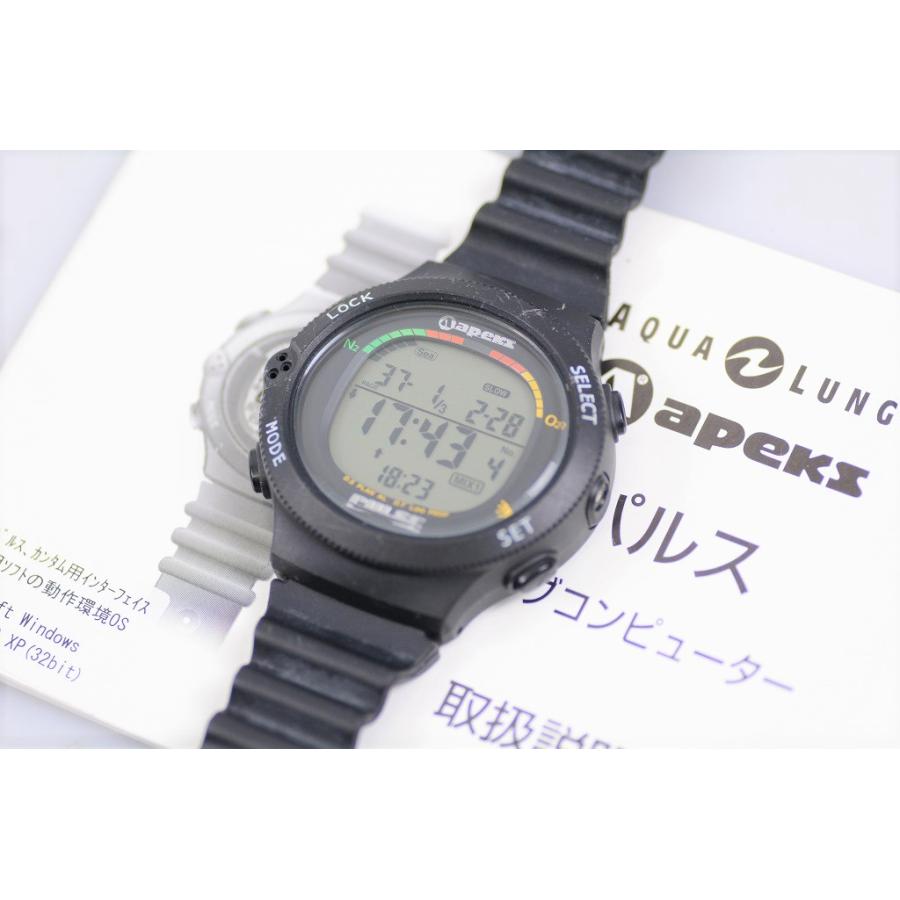 耐圧検査済 Apeks エーペックス Pulse パルス ダイブコンピューター 