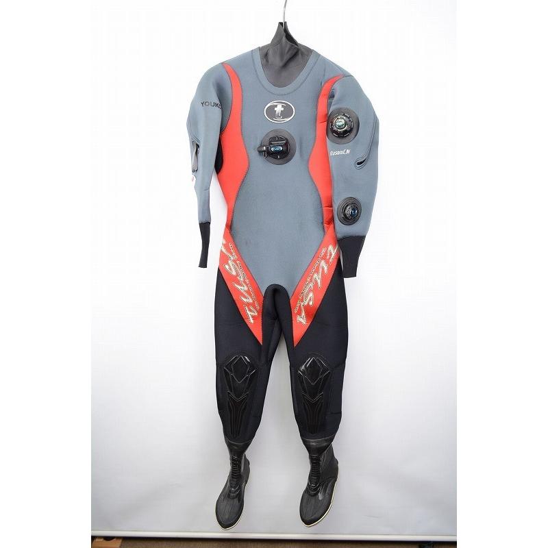 TUSA ツサ 5mm 女性用 ドライスーツ（153cm/45kg/ブーツ23cm)［Dsuit 
