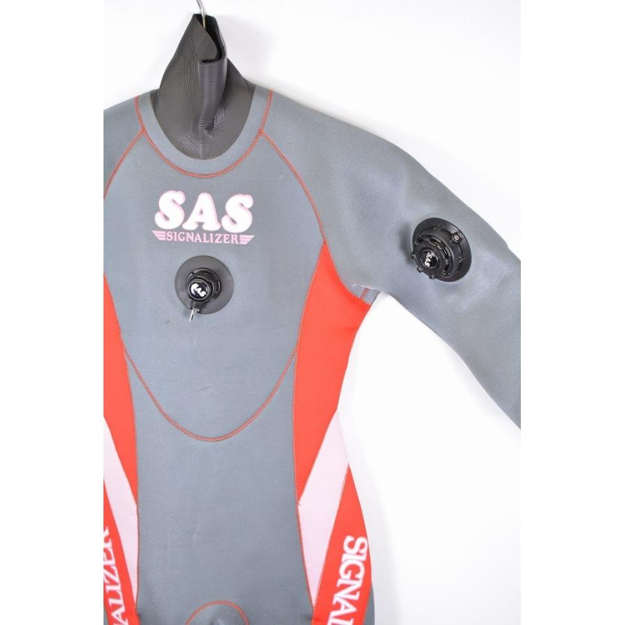 SAS 5mm 女性用 ドライスーツ（155cm/47kg/ブーツ23cm)［Dsuit-1912-04