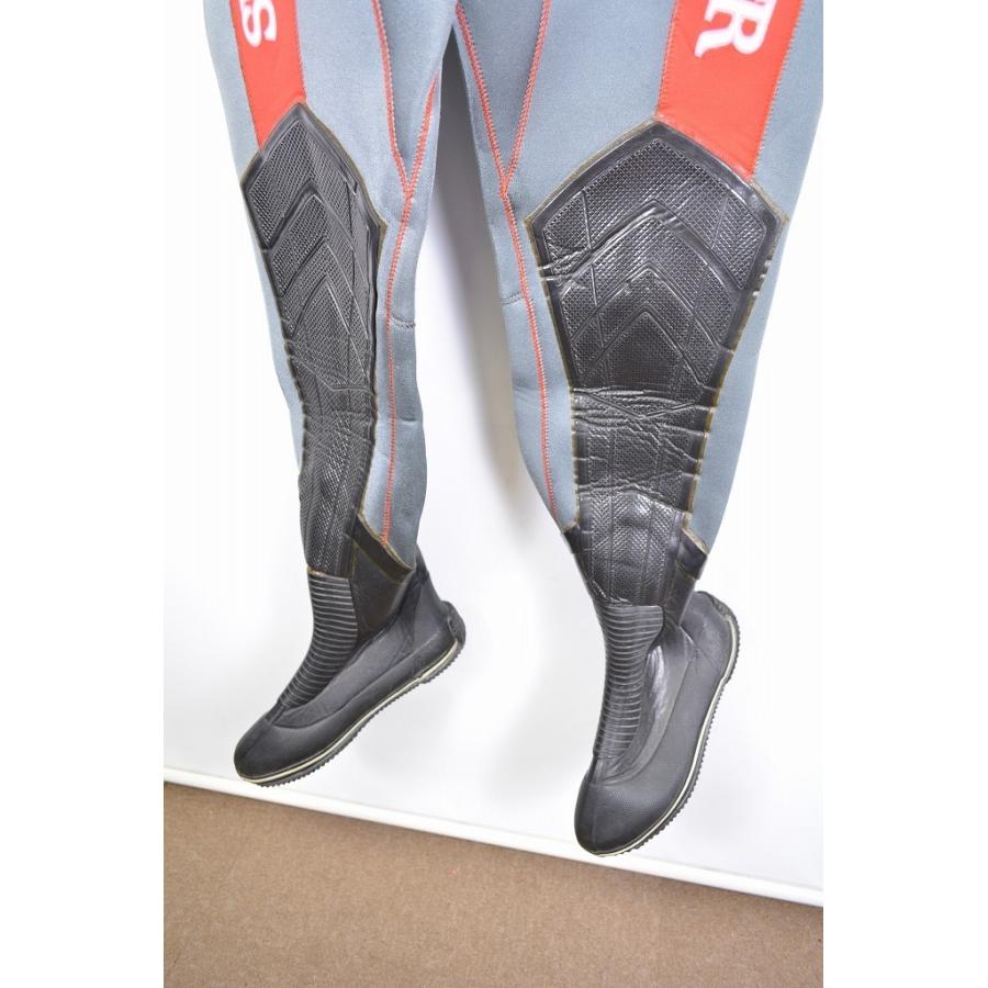 美品 タンク SUNFAN ドライスーツ　163cm 58kg ブーツ25cm SAS 5mm 女性用 ドライスーツ（155cm/47kg/ブーツ23cm)［Dsuit-1912-04