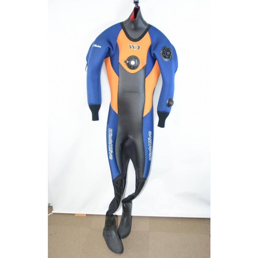 World Dive ワールドダイブ 5mm 裏起毛 メンズ ドライスーツ（183cm 