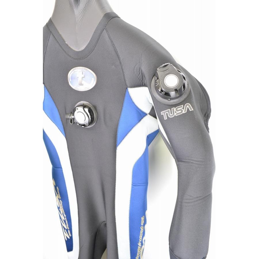 TUSA 5mm 男性用 ドライスーツ（165cm/70kg/ブーツ25cm)［Dsuit 