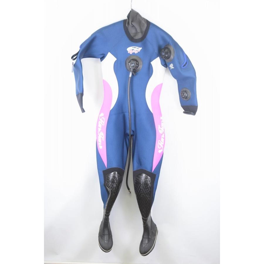 Sunfan サンファン 5mm レディース ドライスーツ（152cm/48kg/ブーツ  