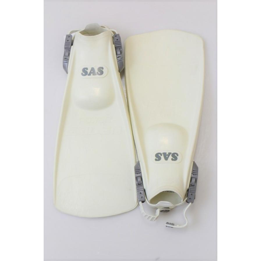 SAS フィン POWER EMDEN ホワイト 25〜26cm［Fin-220802IT