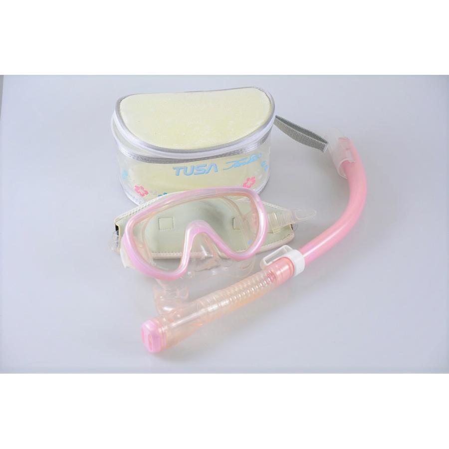 TUSA ツサ Tina ティナ ダイビングマスク・スノーケルセット［Mask  